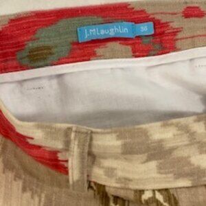 J Mclaughlin Men's SZ 36 Linen/Cotton Shorts